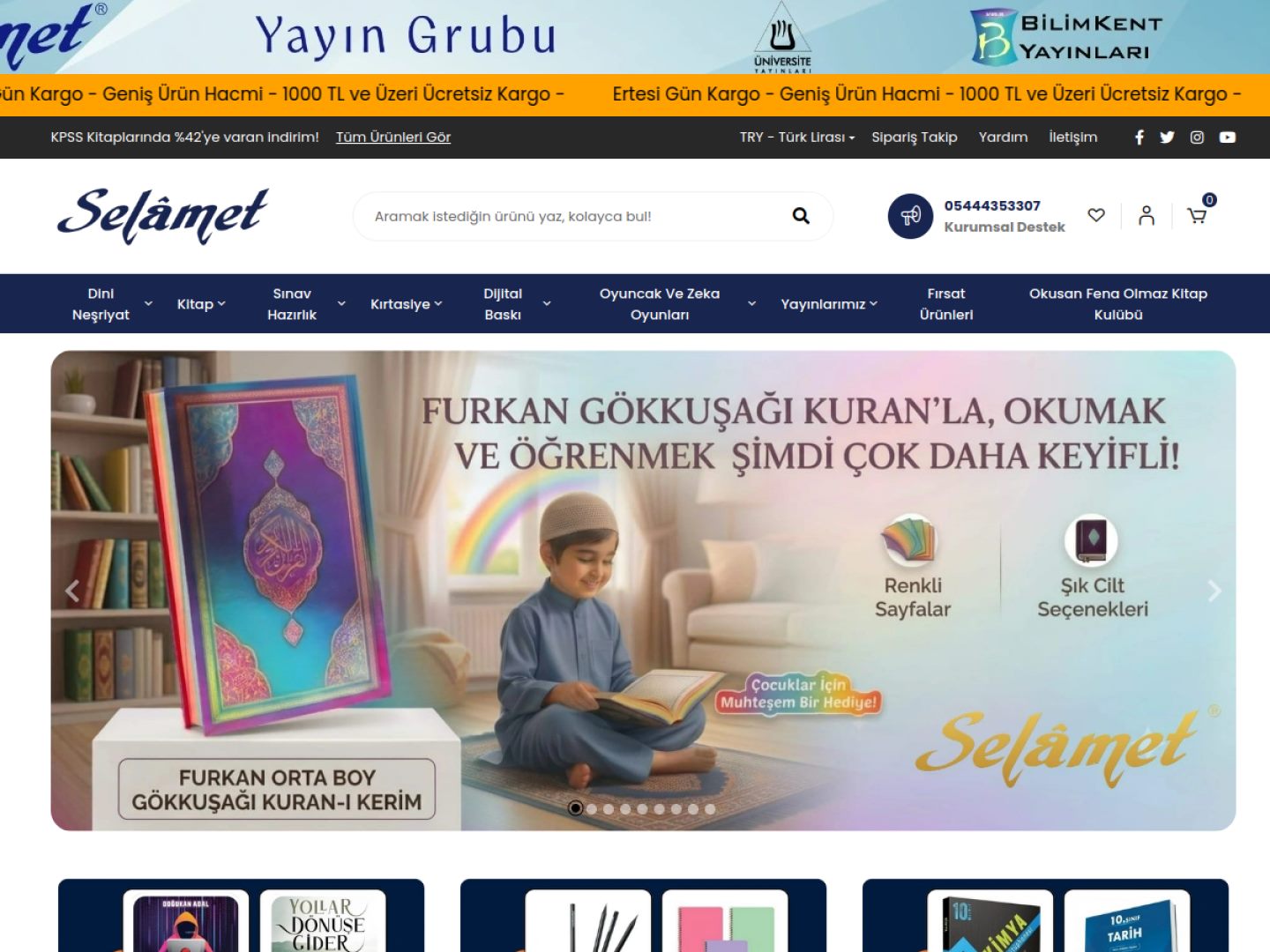 Selamet Kitap Kırtasiye görseli